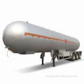 LPG Tank with 3-axle Container Semi-trailer Carrier and 2.06MPa Maximum Working Pressure